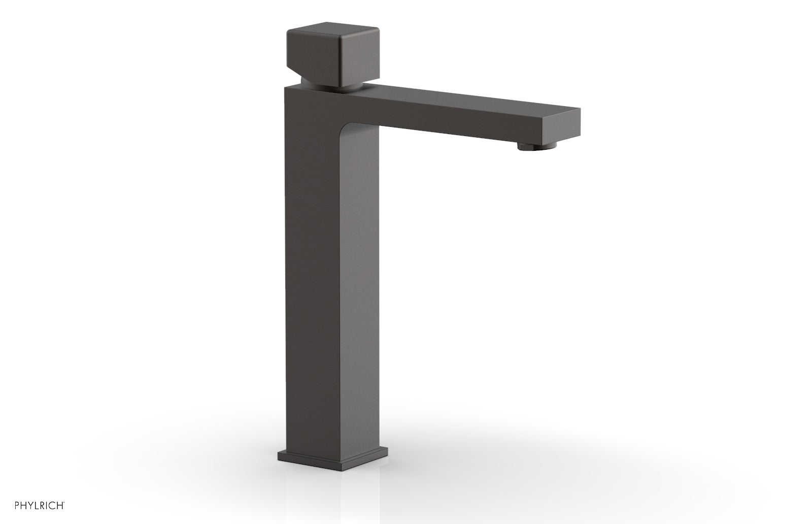 MIX Single Hole Lavatory Faucet, Tall - Cube Handle 290T-08