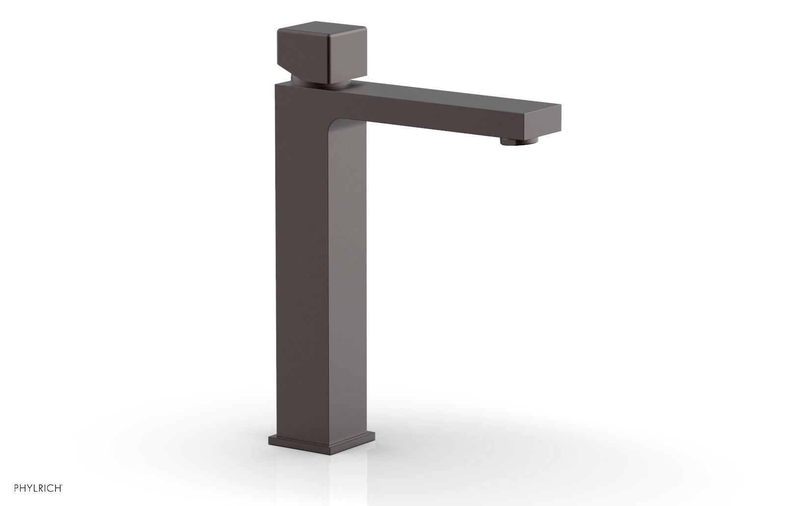 MIX Single Hole Lavatory Faucet, Tall - Cube Handle 290T-08