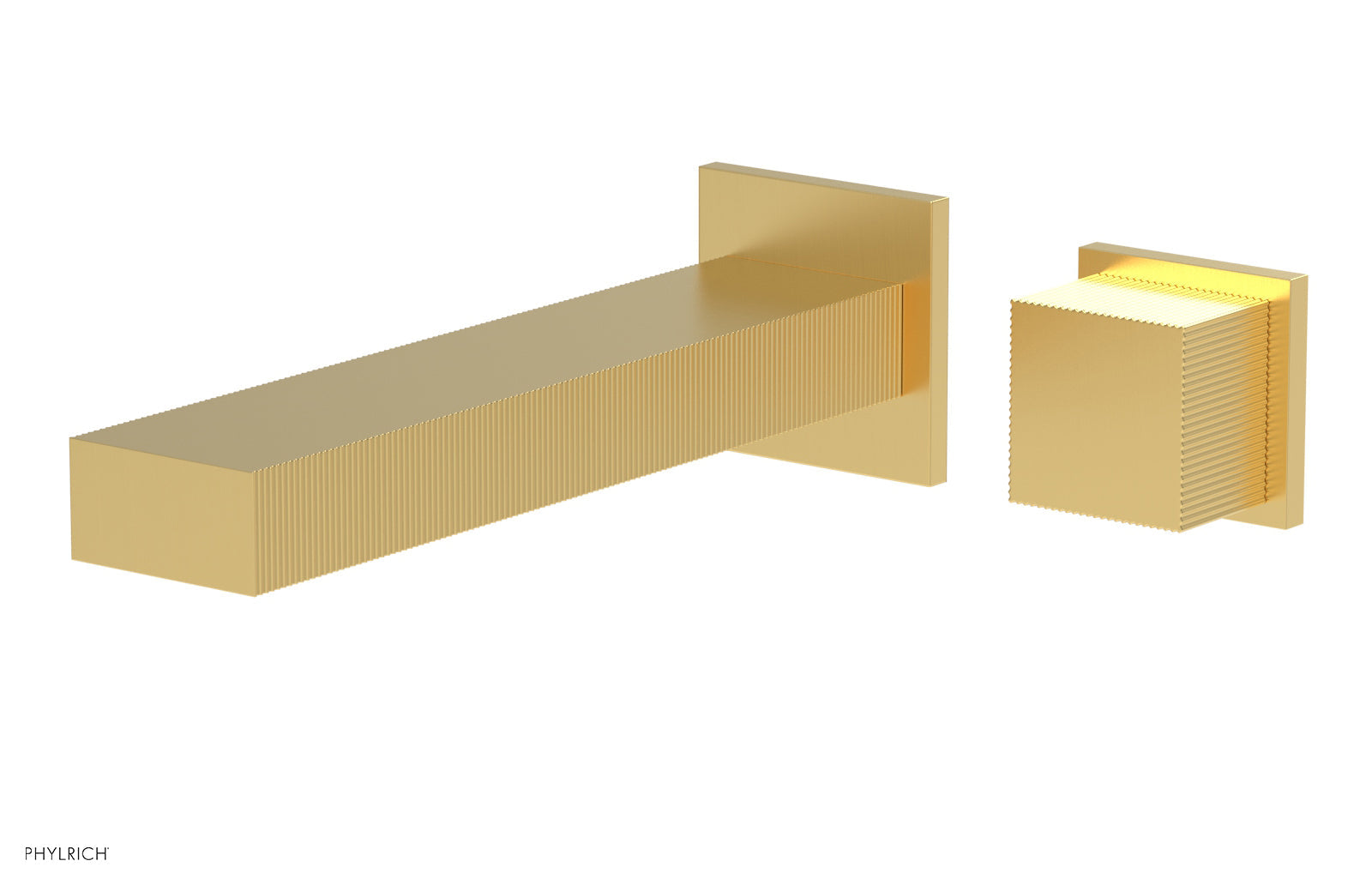 STRIA - Single Handle Wall Lavatory Set - Cube Handle 291-19