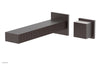 STRIA - Single Handle Wall Lavatory Set - Cube Handle 291-19