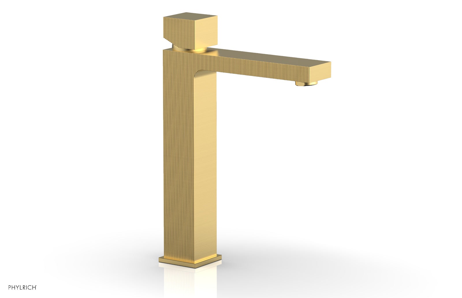 STRIA Single Hole Lavatory Faucet, Tall - Cube Handle 291T-08