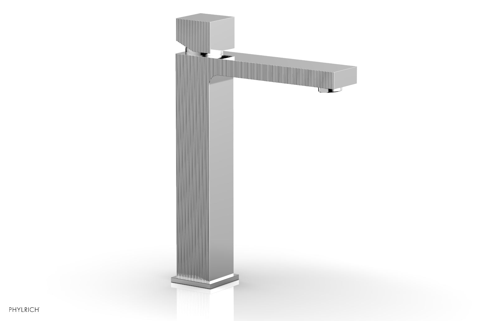 STRIA Single Hole Lavatory Faucet, Tall - Cube Handle 291T-08