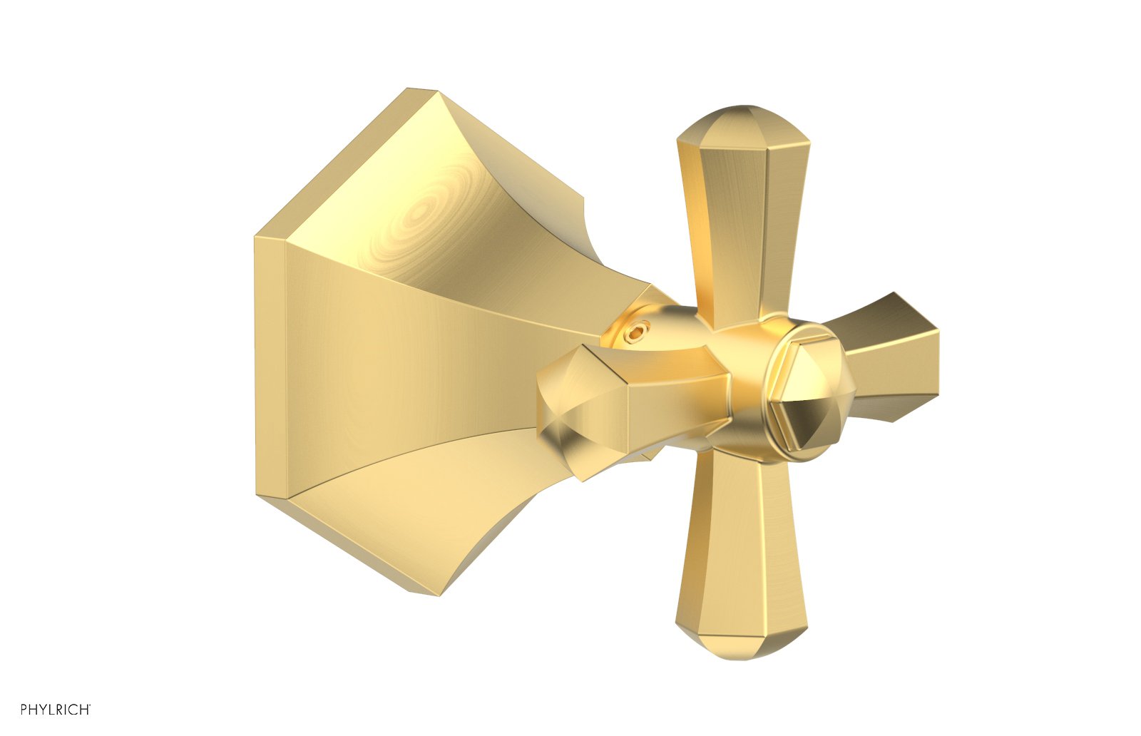 LE VERRE & LA CROSSE Volume Control/Diverter Trim - Cross Handle 2PV171A