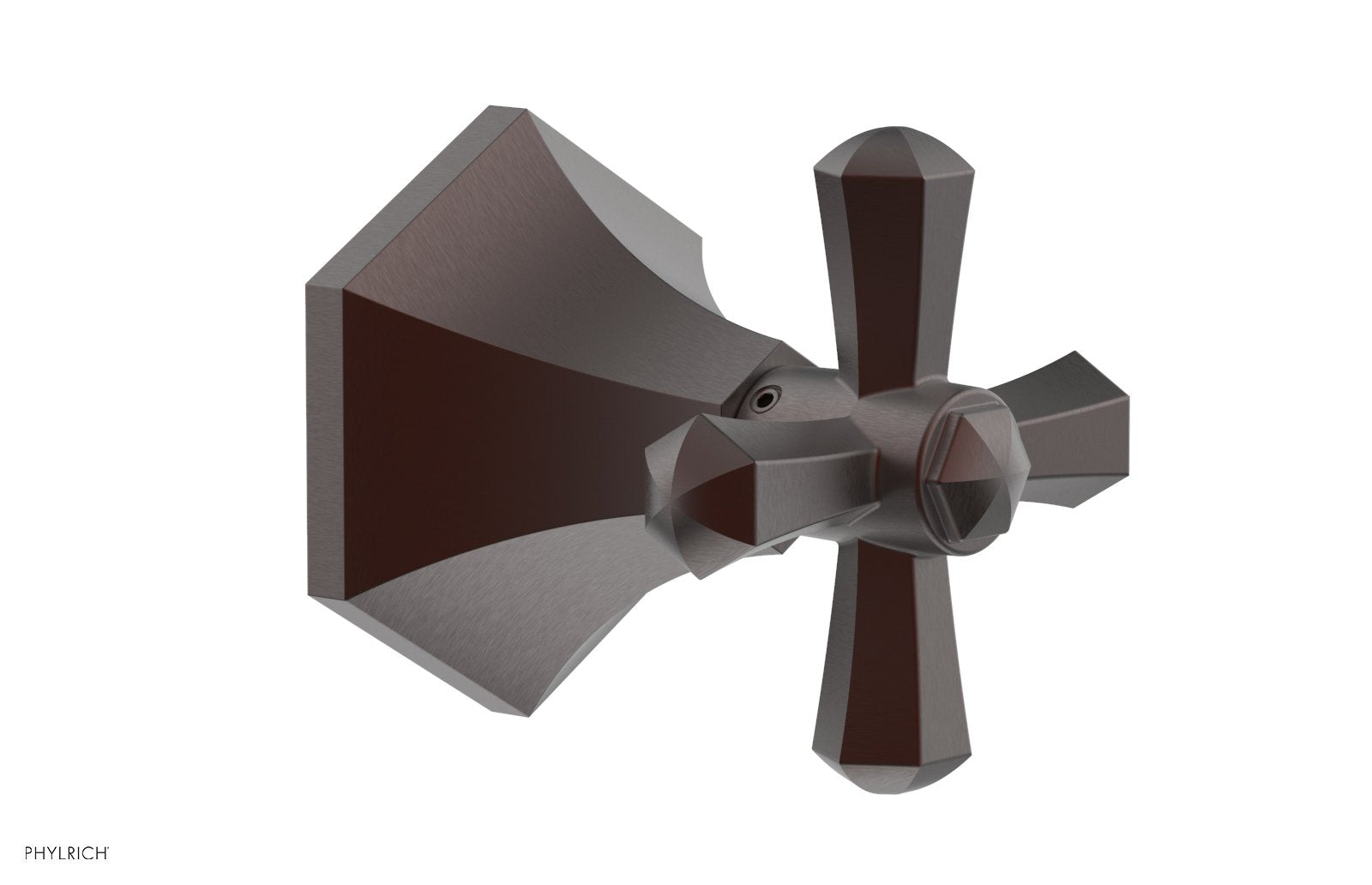 LE VERRE & LA CROSSE Volume Control/Diverter Trim - Cross Handle 2PV171A