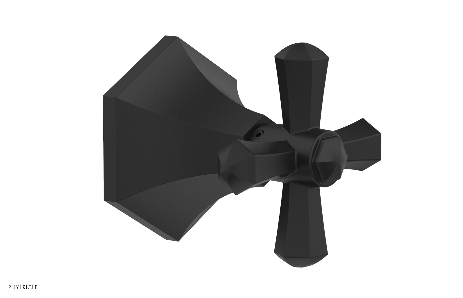 LE VERRE & LA CROSSE Volume Control/Diverter Trim - Cross Handle 2PV171A