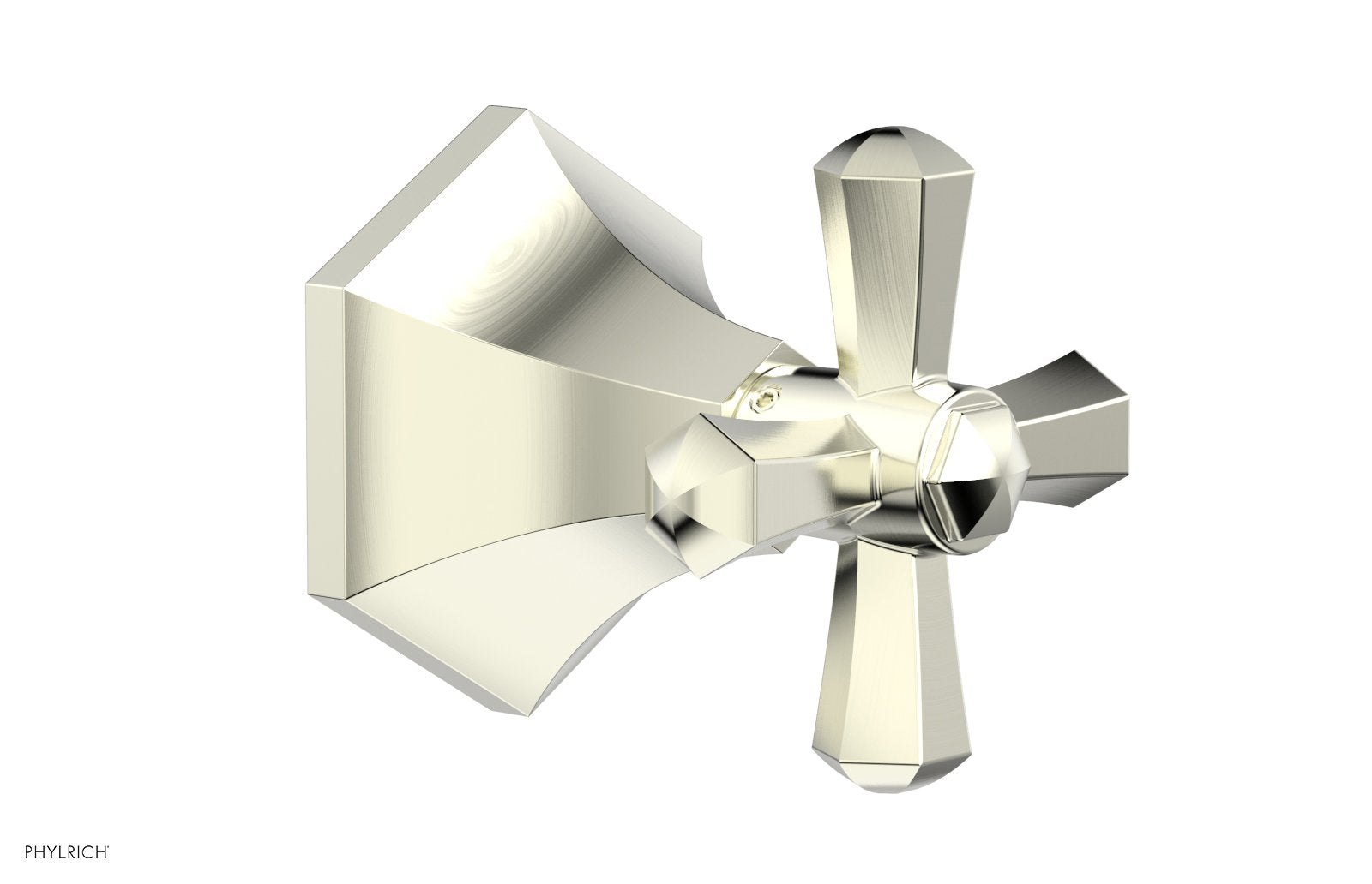 LE VERRE & LA CROSSE Volume Control/Diverter Trim - Cross Handle 2PV171A