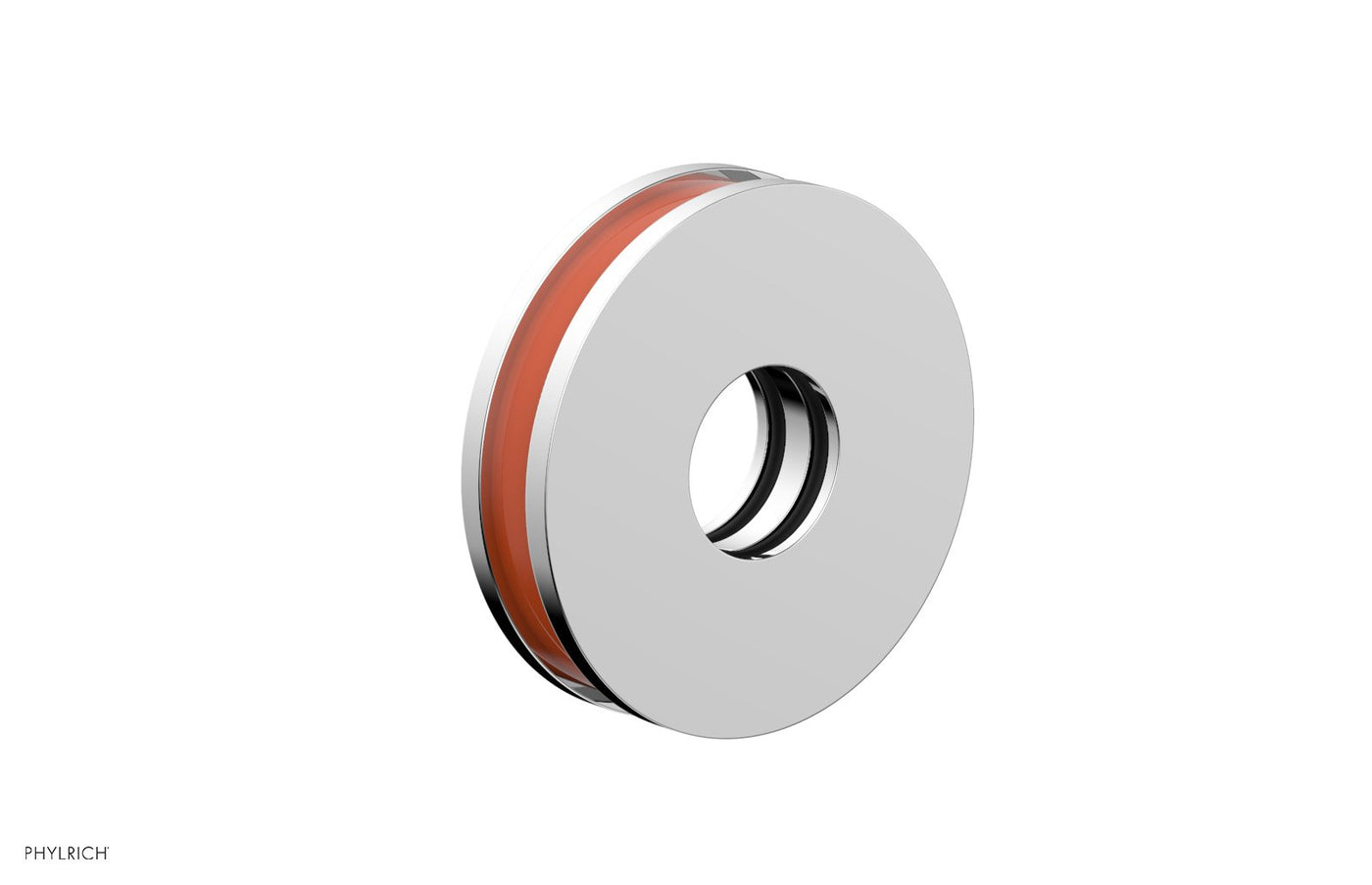 Round Flange with "Orange" Accent 3-639