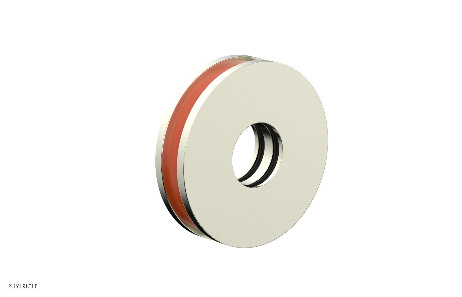 Round Flange with "Orange" Accent 3-639