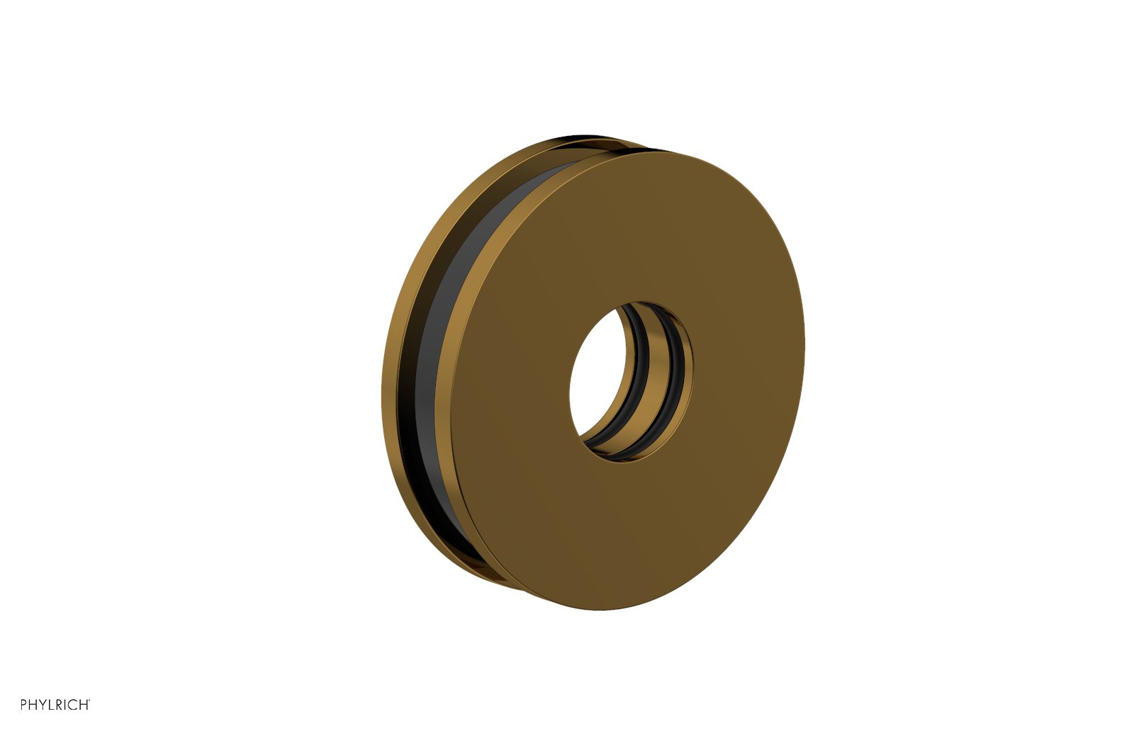 Round Flange with "Black" Accent 3-639