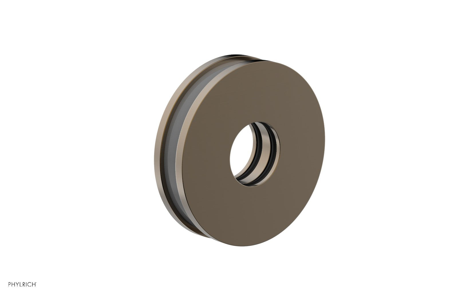 Round Flange with "Grey" Accent 3-639