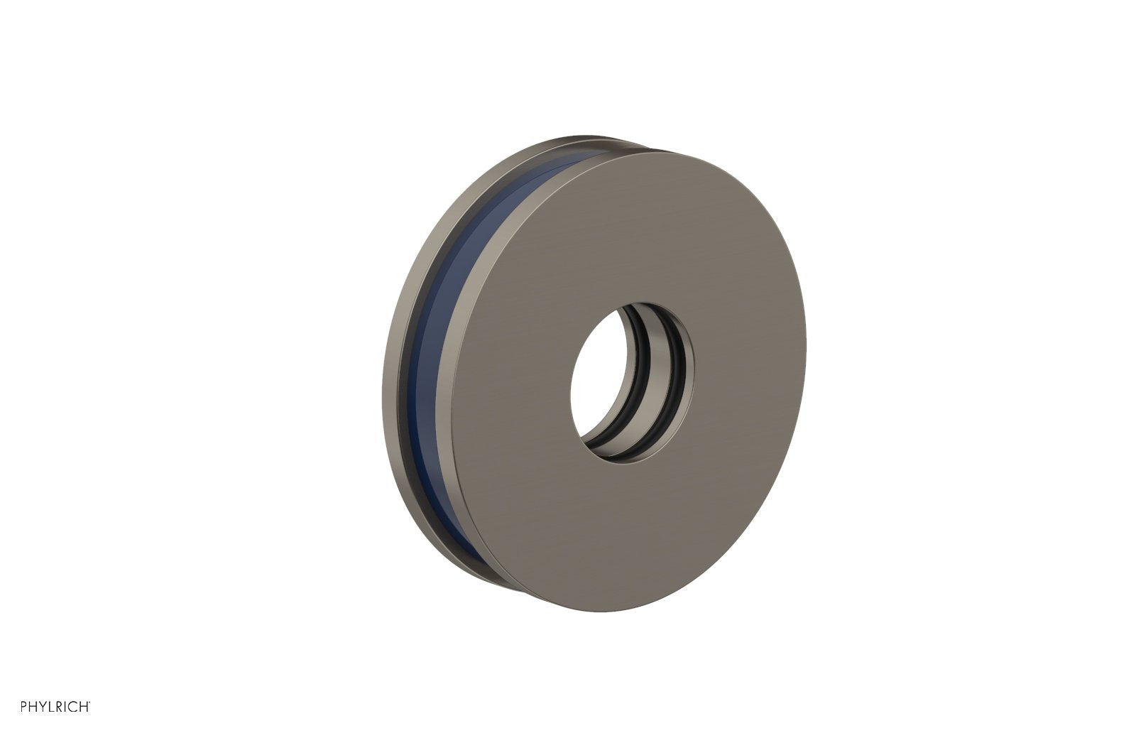 Round Flange with "Navy Blue" Accent 3-639