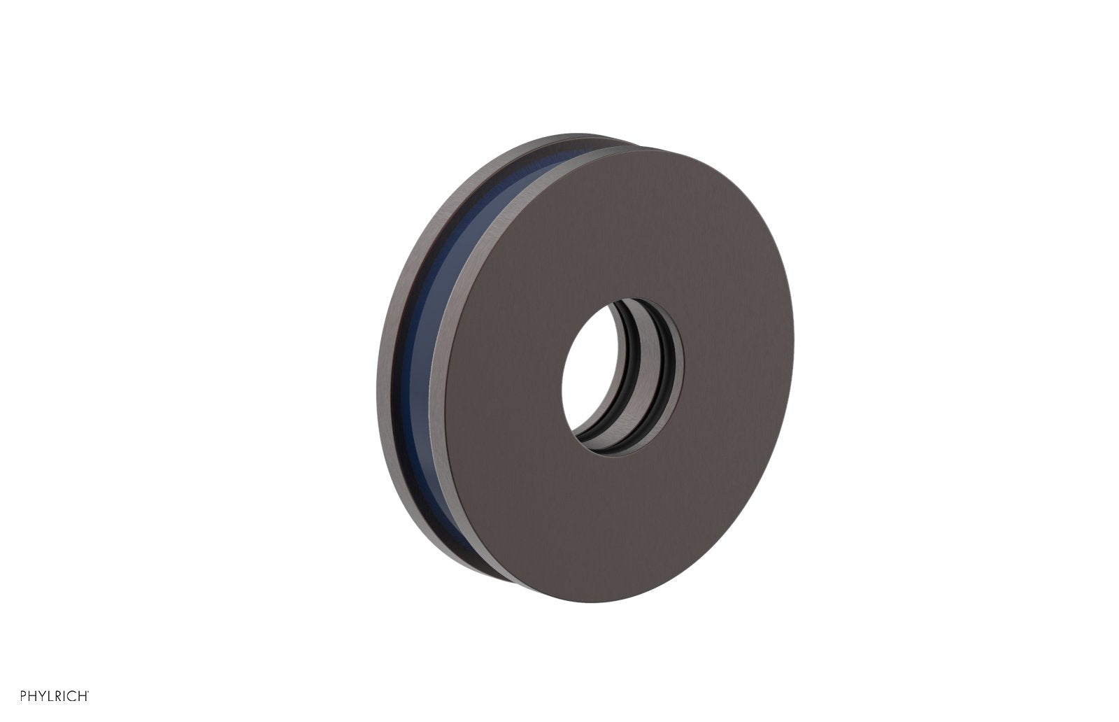 Round Flange with "Navy Blue" Accent 3-639