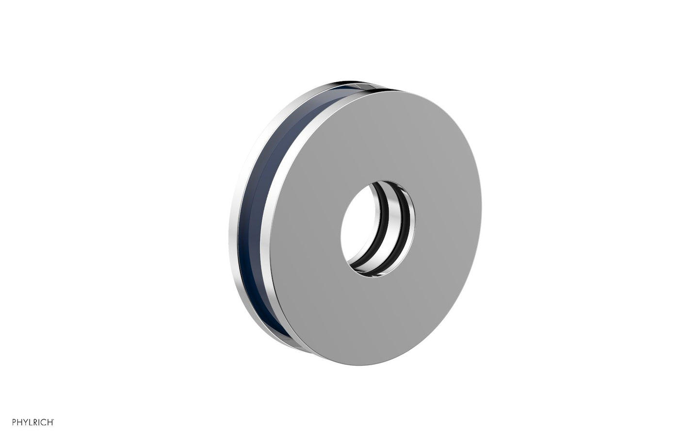 Round Flange with "Navy Blue" Accent 3-639