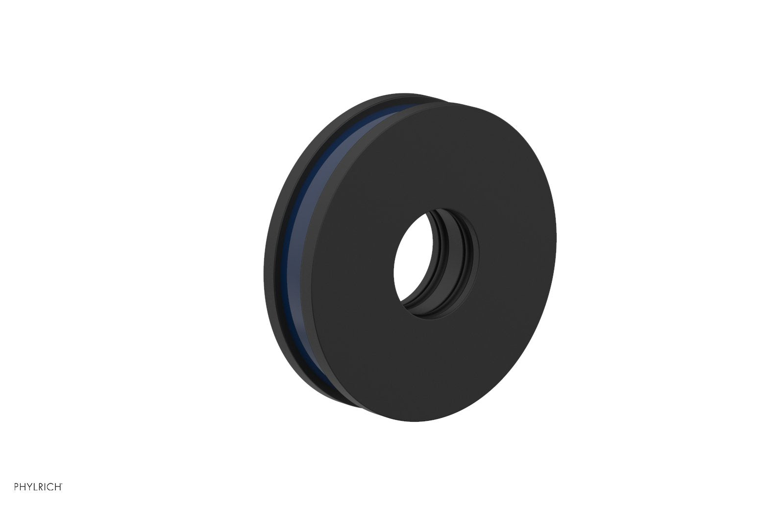 Round Flange with "Navy Blue" Accent 3-639