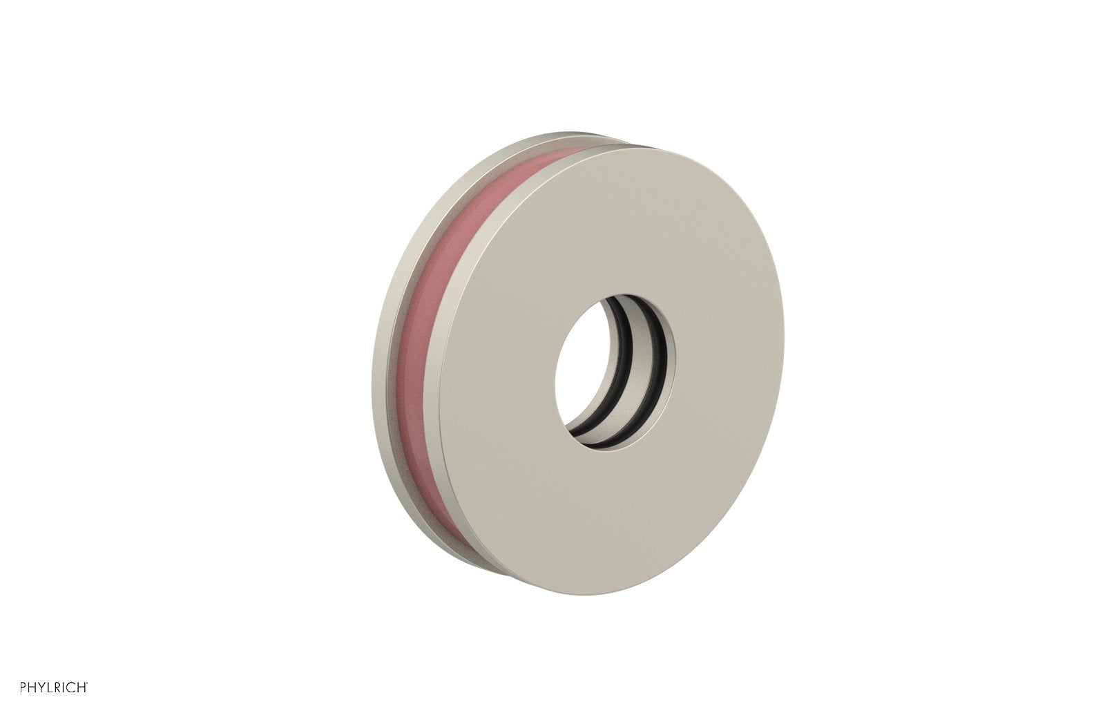 Round Flange with "Pink" Accent 3-639