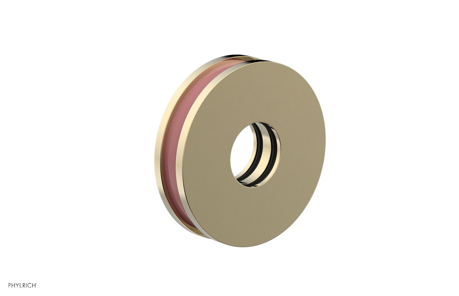 Round Flange with "Pink" Accent 3-639