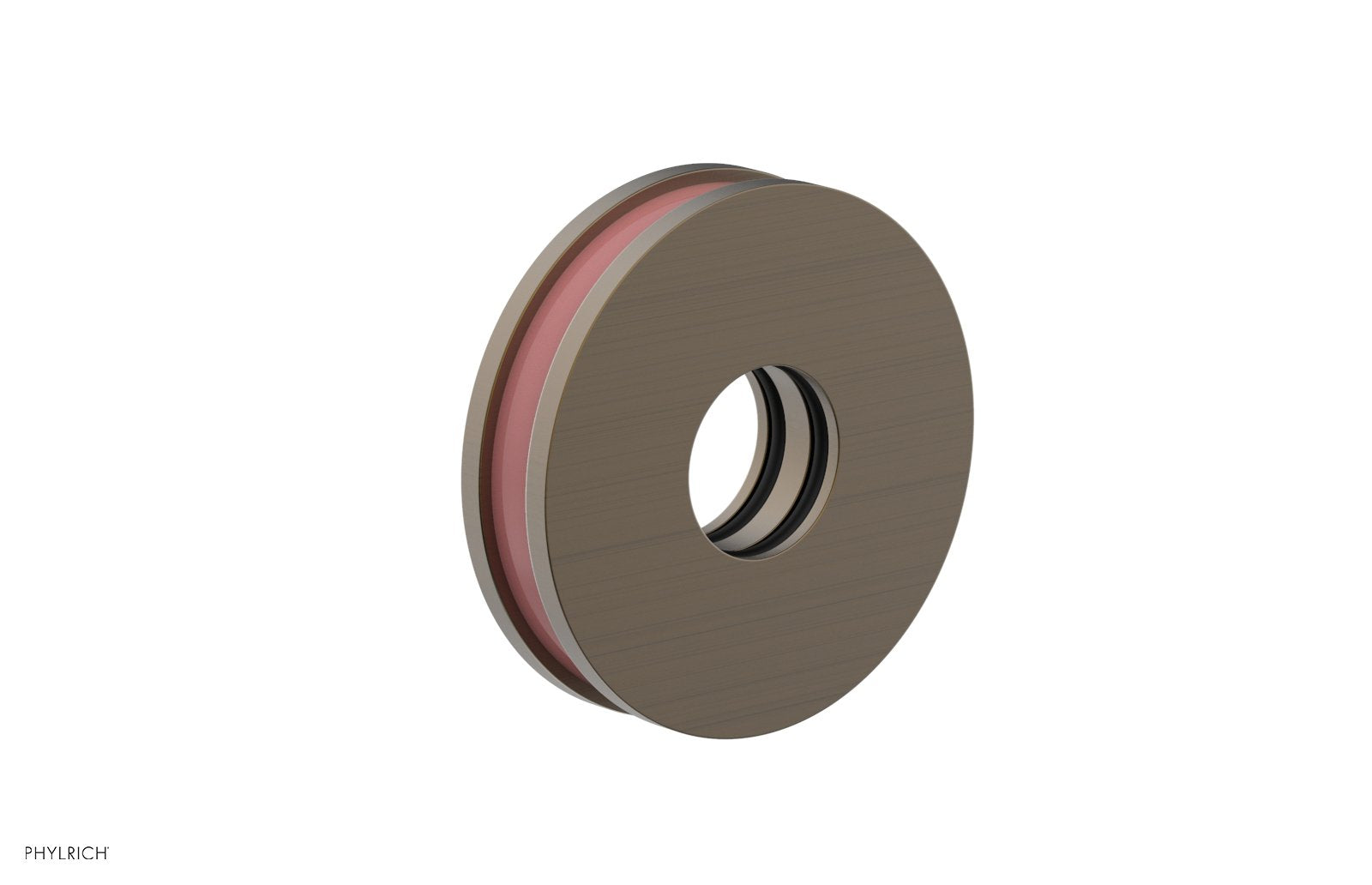 Round Flange with "Pink" Accent 3-639
