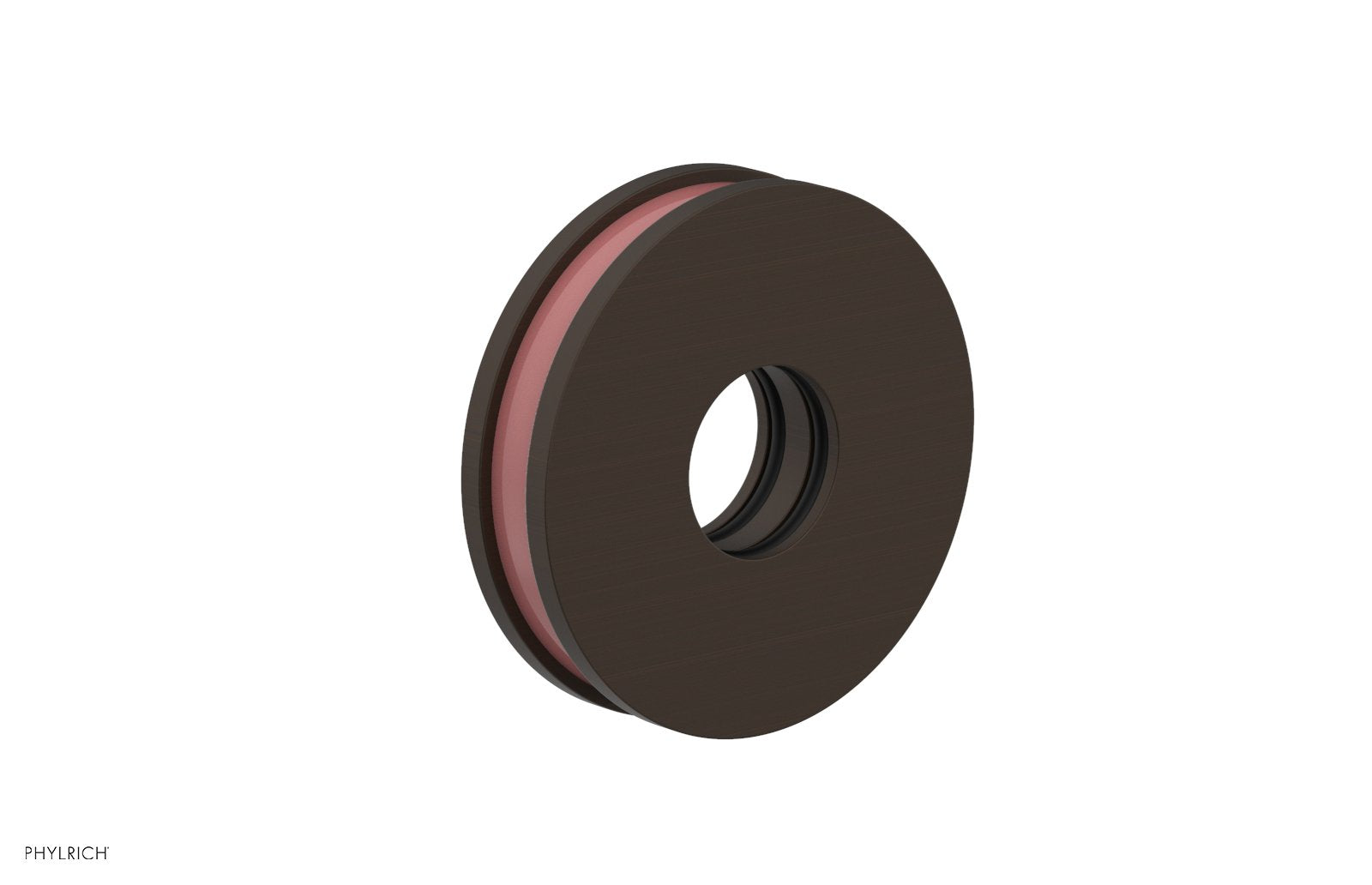 Round Flange with "Pink" Accent 3-639