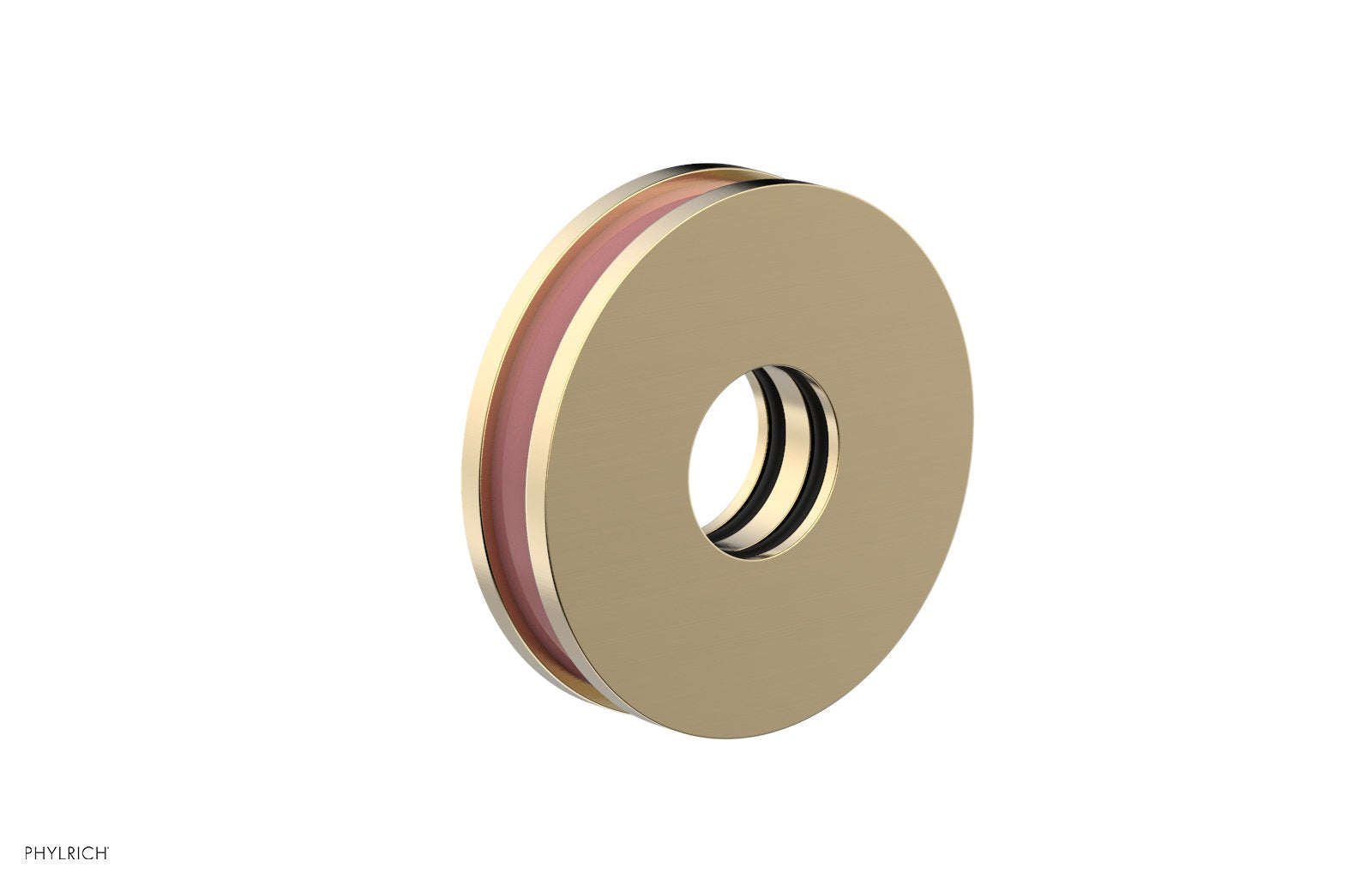 Round Flange with "Pink" Accent 3-639