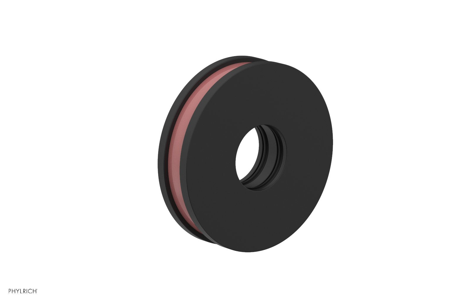 Round Flange with "Pink" Accent 3-639