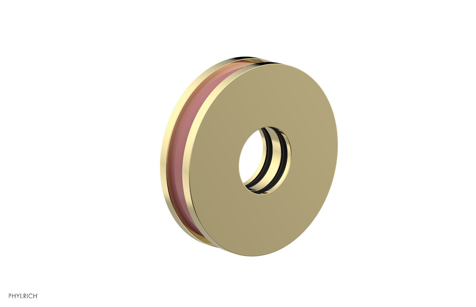 Round Flange with "Pink" Accent 3-639