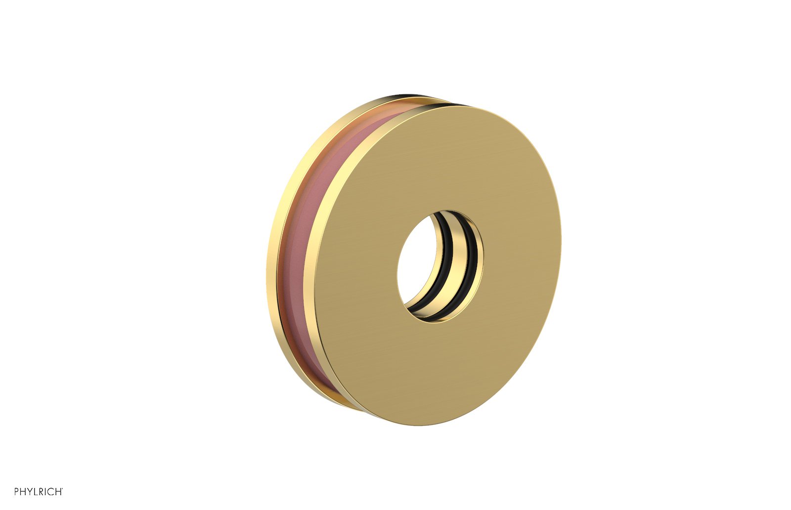 Round Flange with "Pink" Accent 3-639