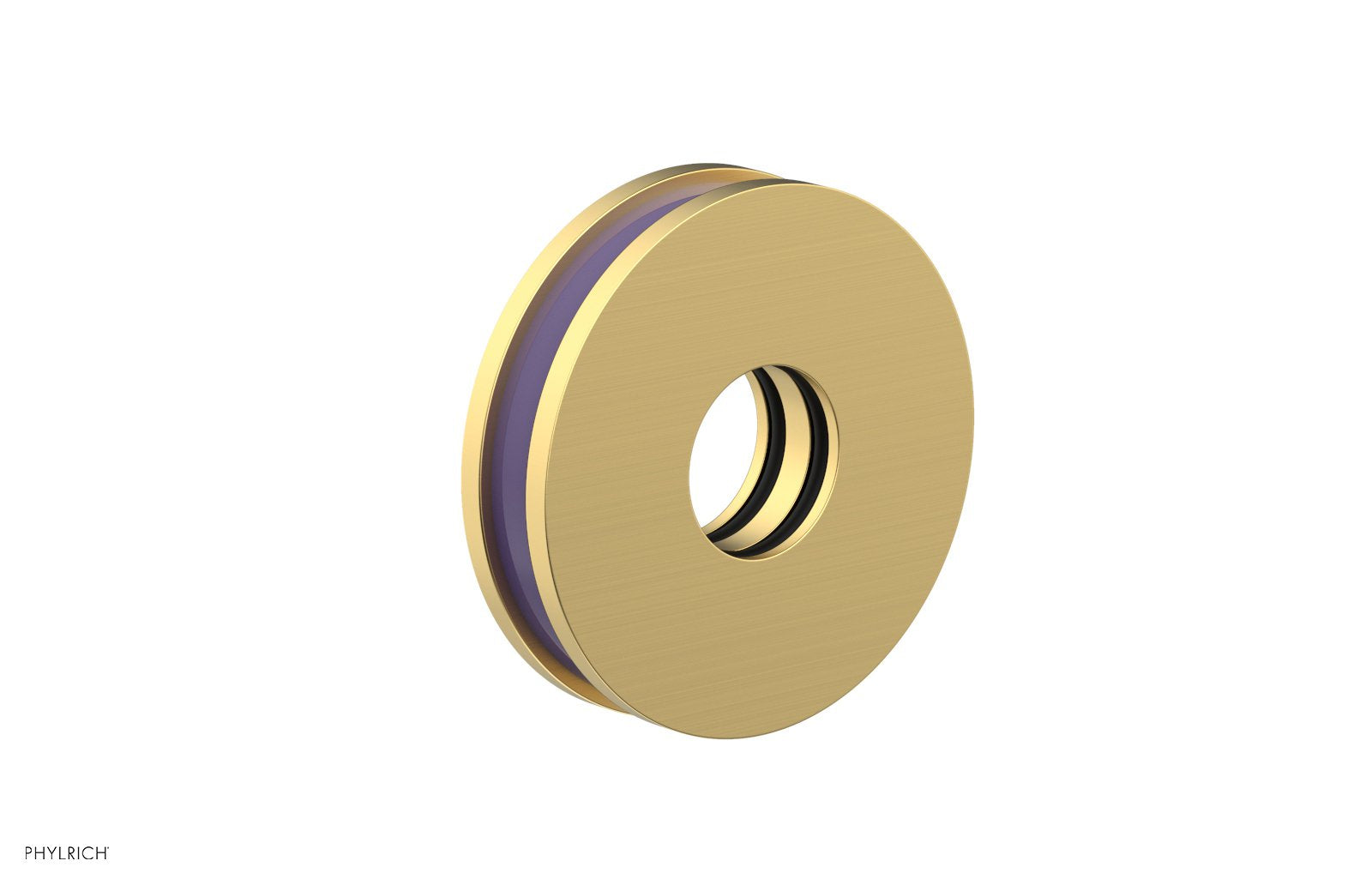 Round Flange with "Purple" Accent 3-639