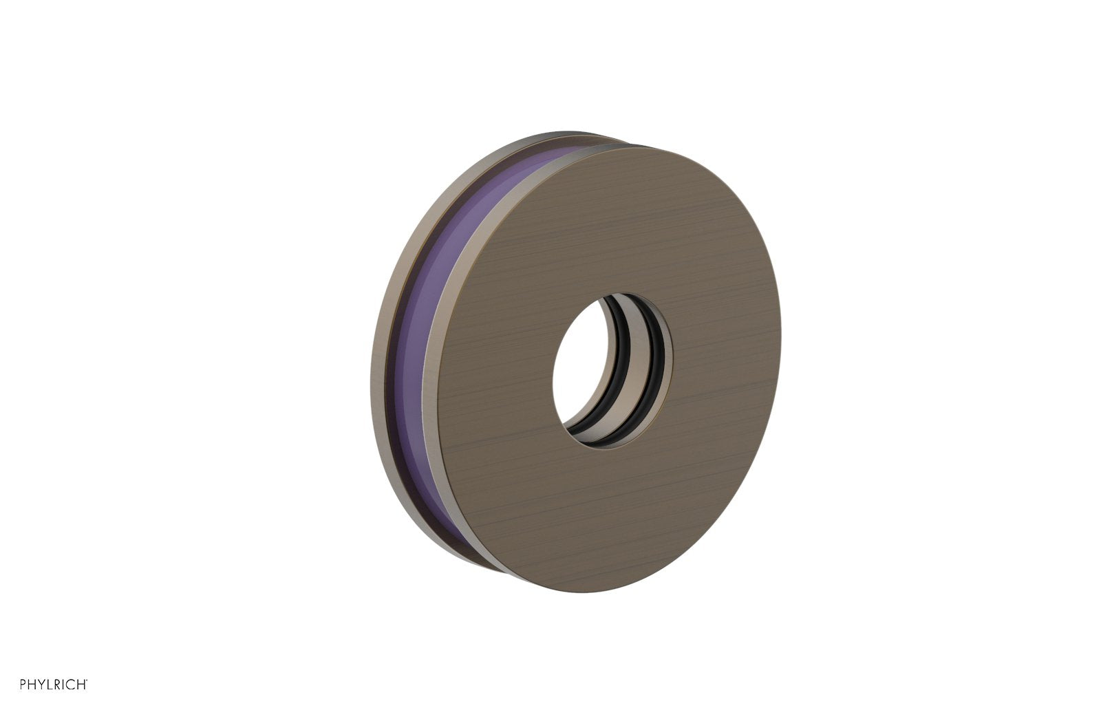 Round Flange with "Purple" Accent 3-639