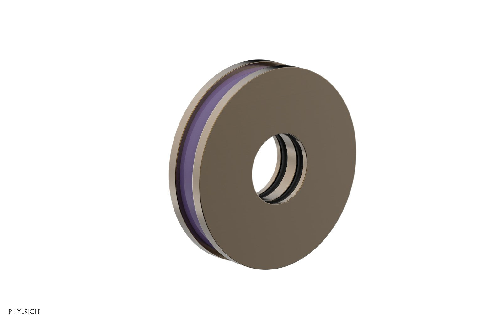 Round Flange with "Purple" Accent 3-639