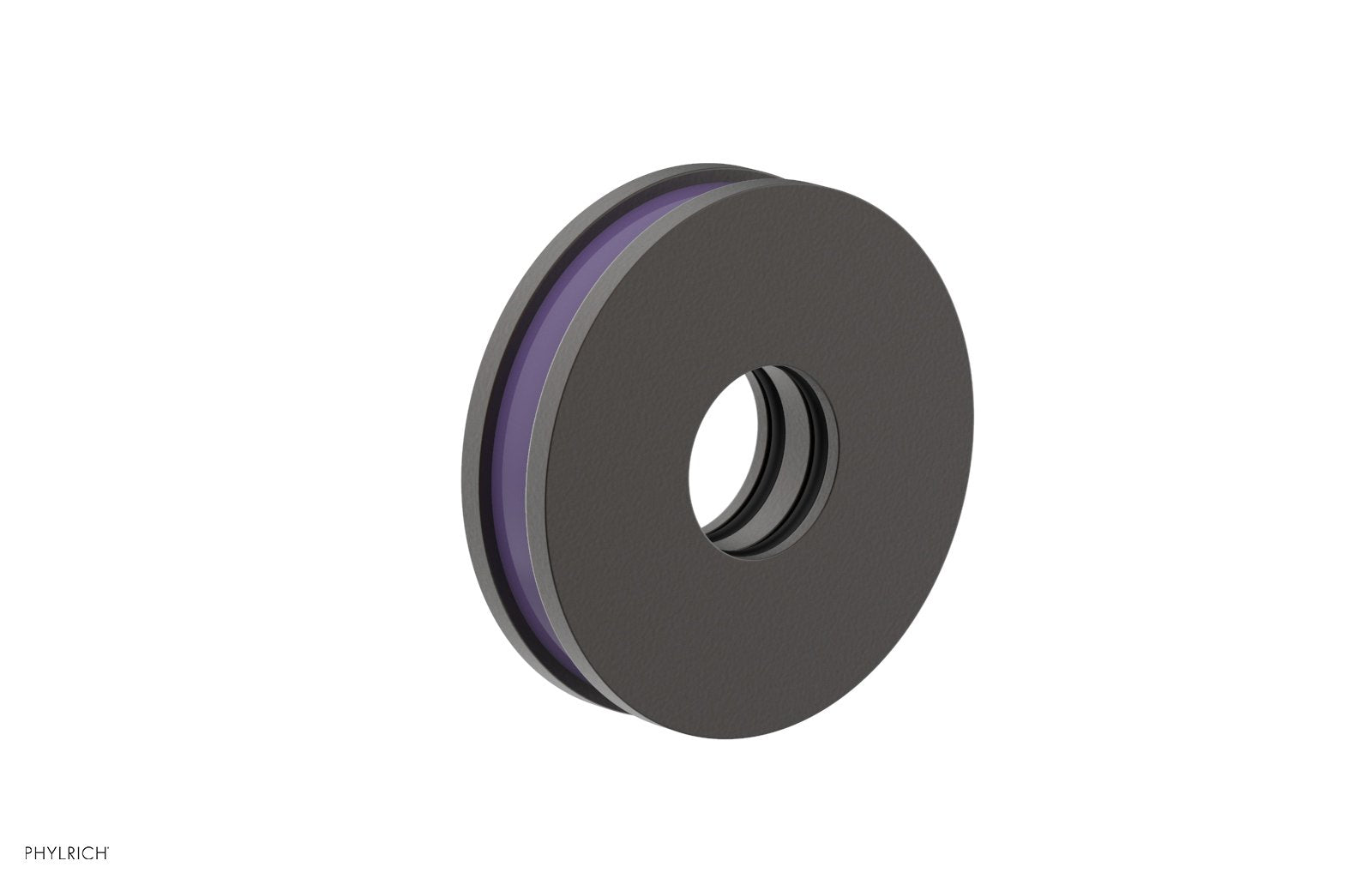 Round Flange with "Purple" Accent 3-639
