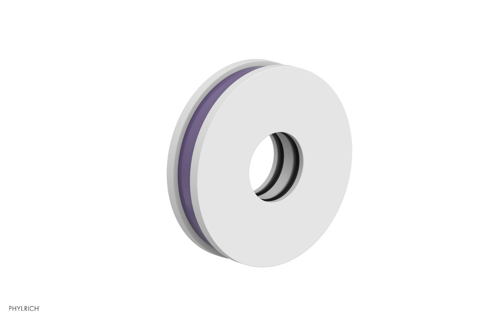 Round Flange with "Purple" Accent 3-639
