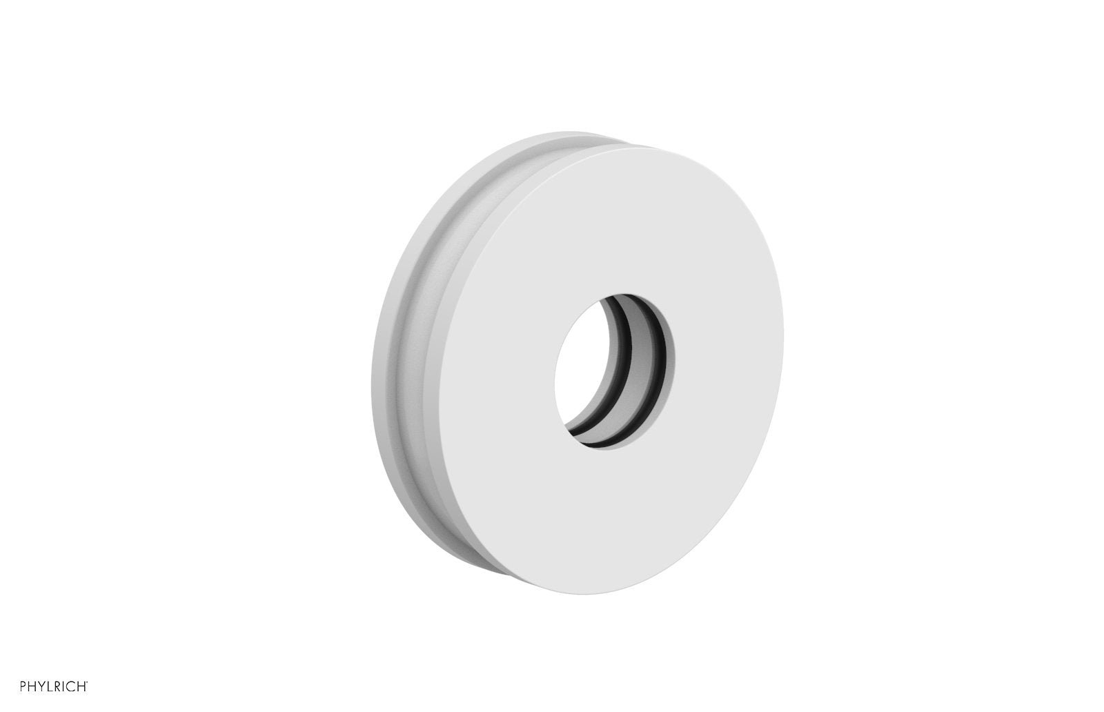 Round Flange with "White" Accent 3-639