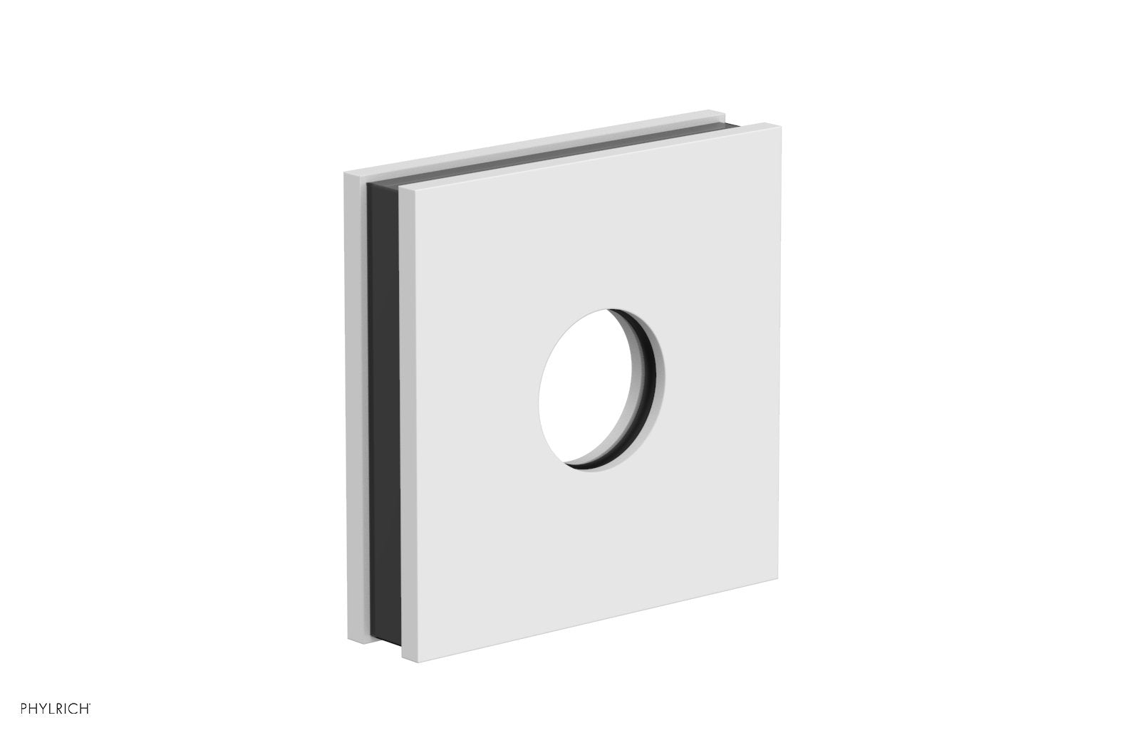 Square Flange with "Black" Accent 3-722