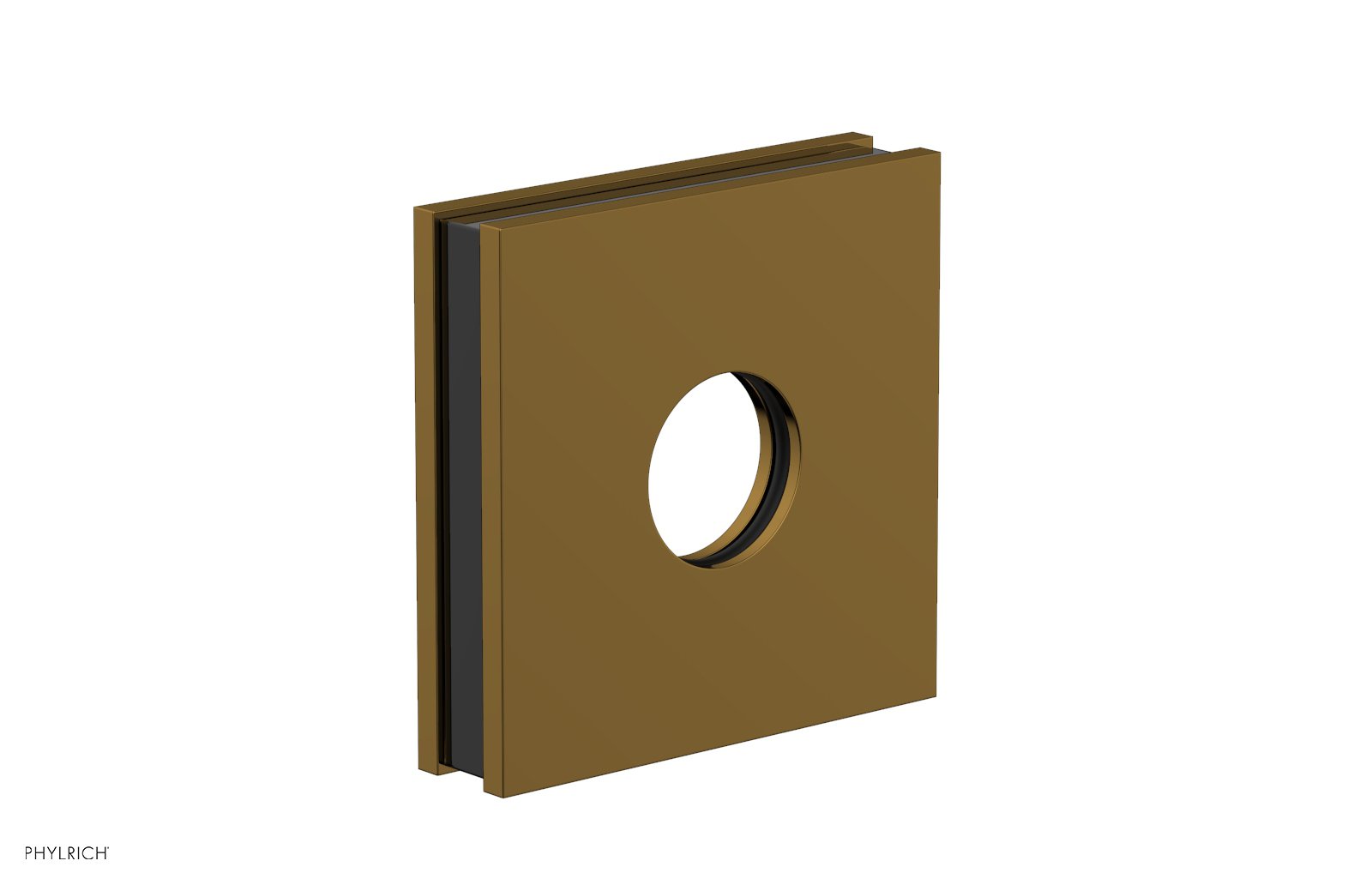 Square Flange with "Black" Accent 3-722