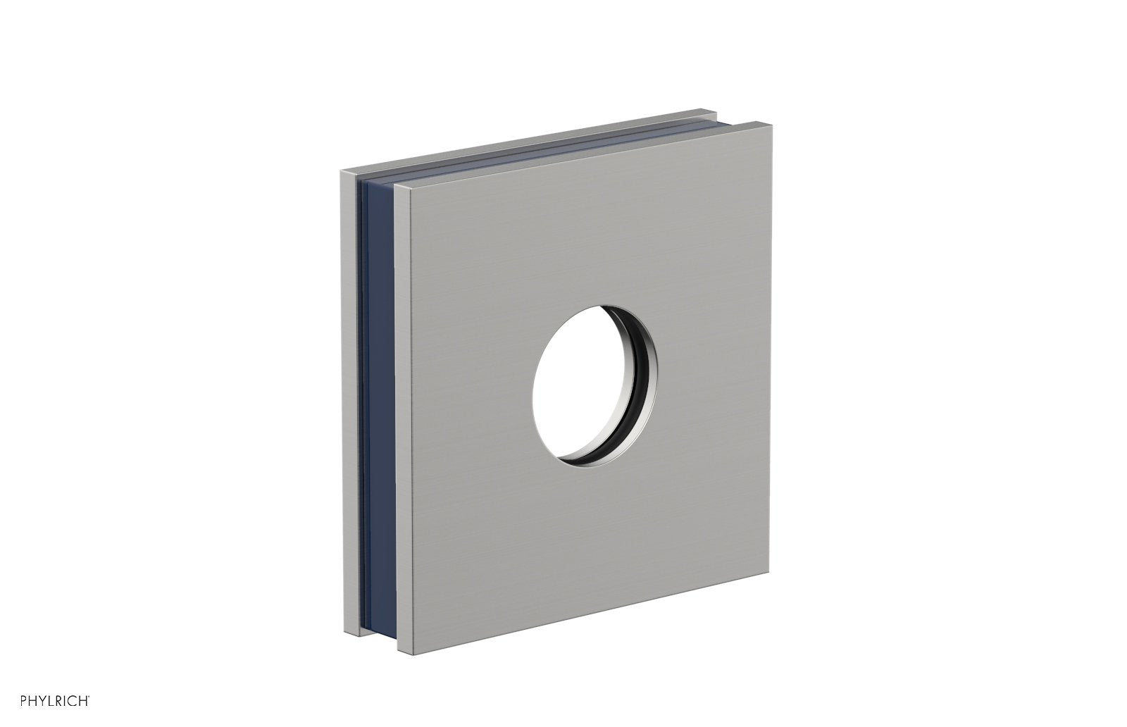 Square Flange with "Navy Blue" Accent 3-722