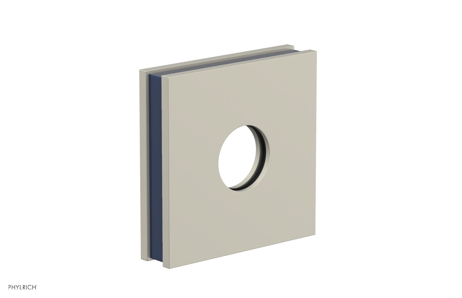 Square Flange with "Navy Blue" Accent 3-722
