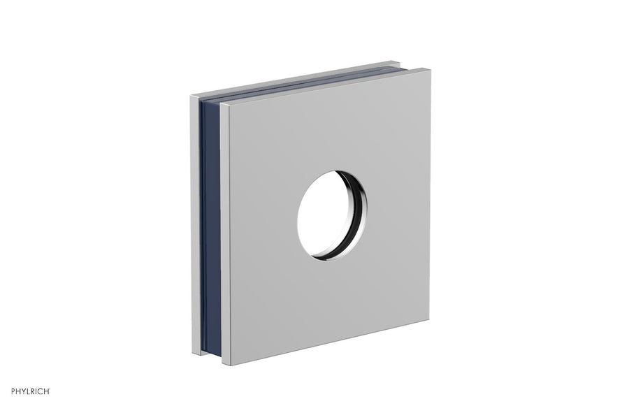 Square Flange with "Navy Blue" Accent 3-722