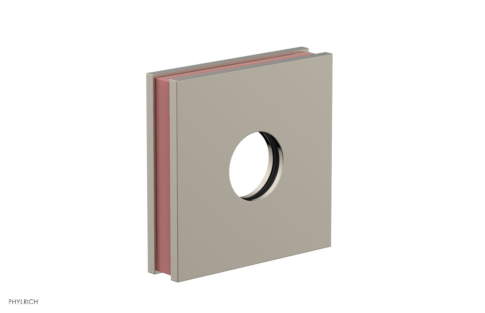 Square Flange with "Pink" Accent 3-722