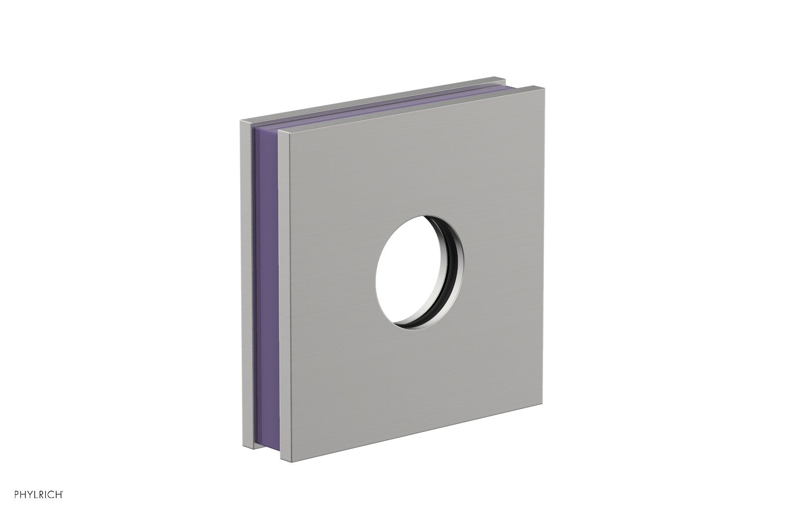 Square Flange with "Purple" Accent 3-722