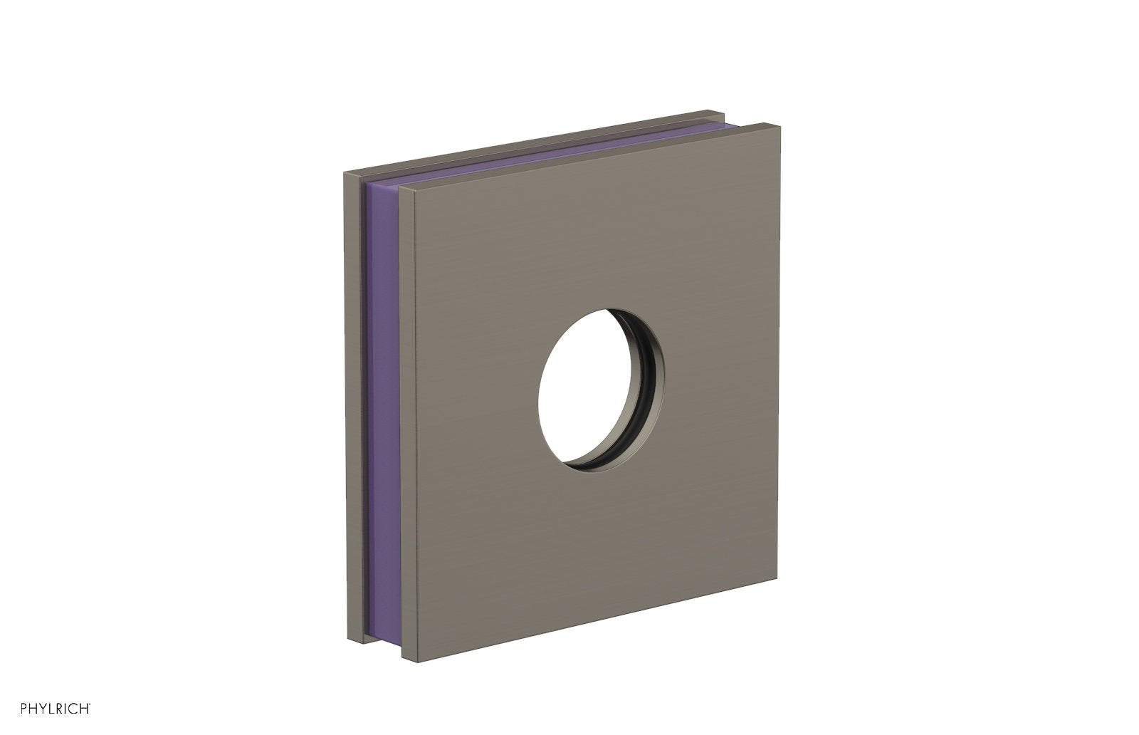 Square Flange with "Purple" Accent 3-722