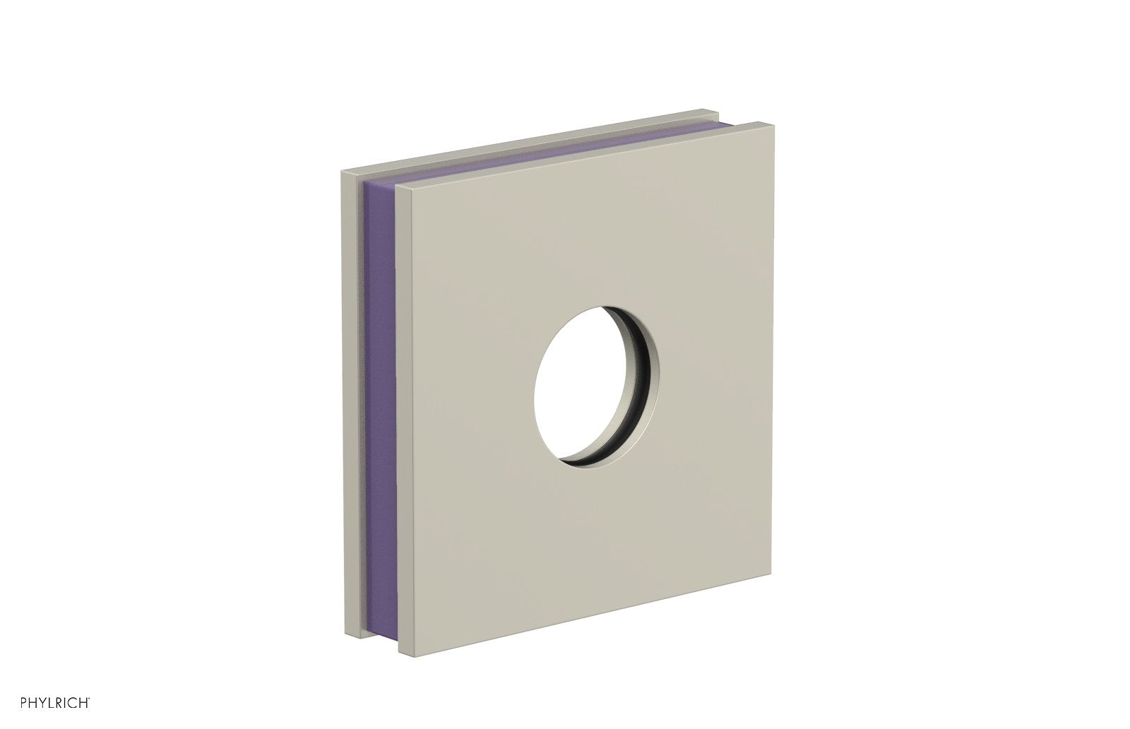 Square Flange with "Purple" Accent 3-722
