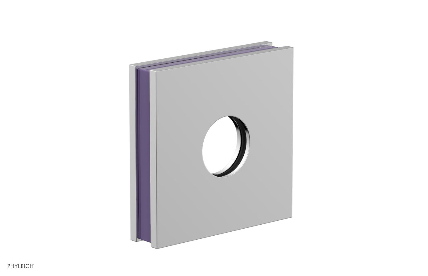 Square Flange with "Purple" Accent 3-722