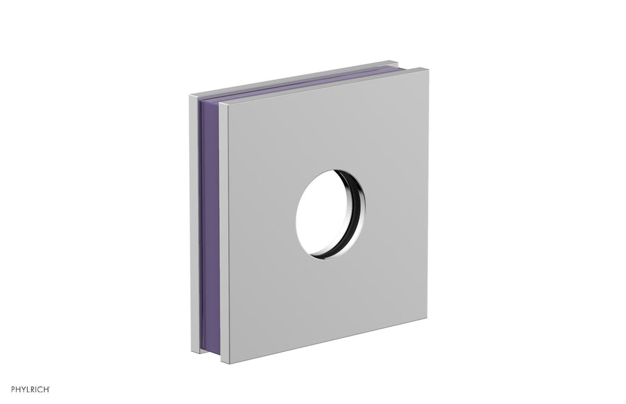 Square Flange with "Purple" Accent 3-722