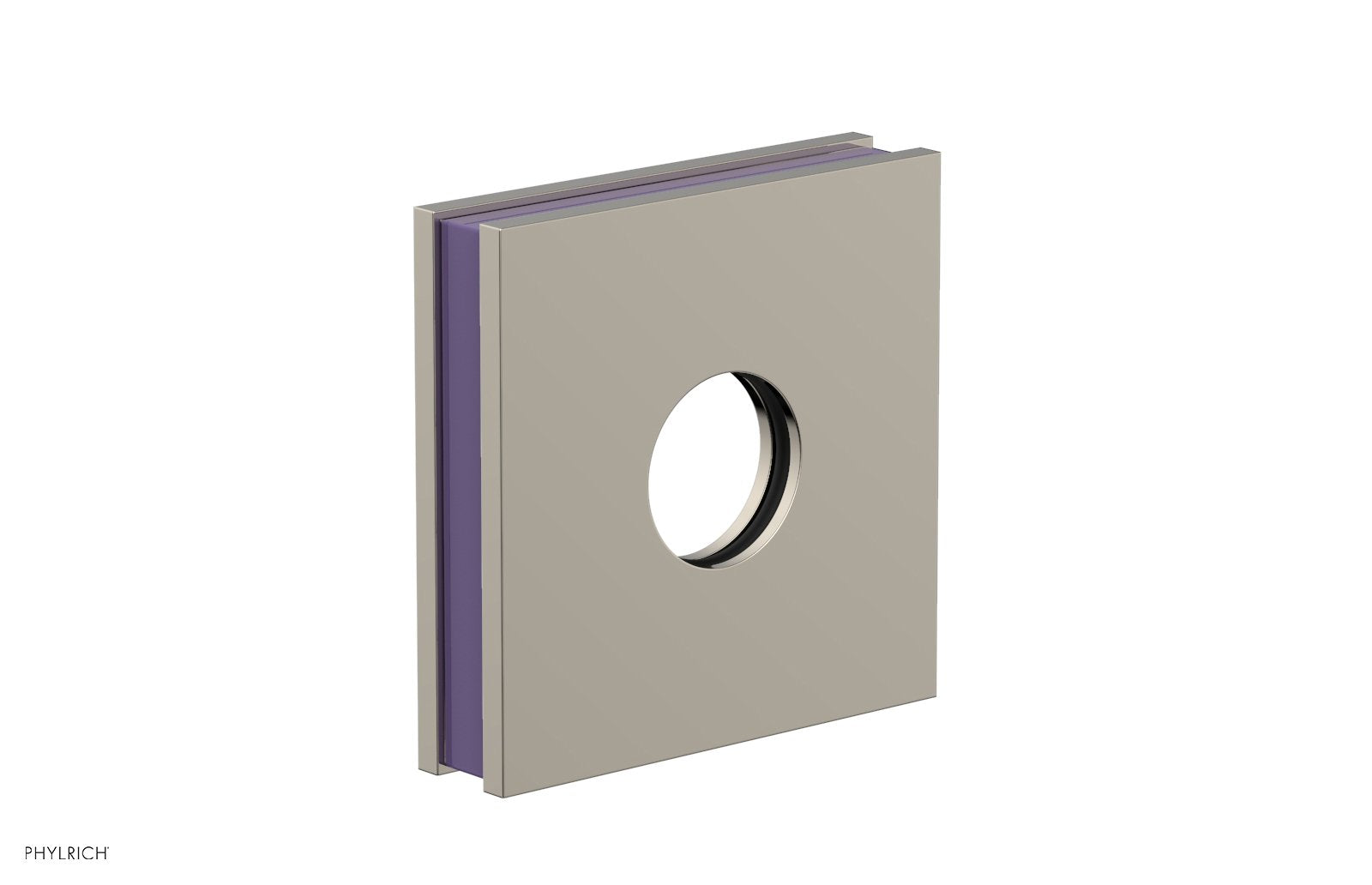 Square Flange with "Purple" Accent 3-722