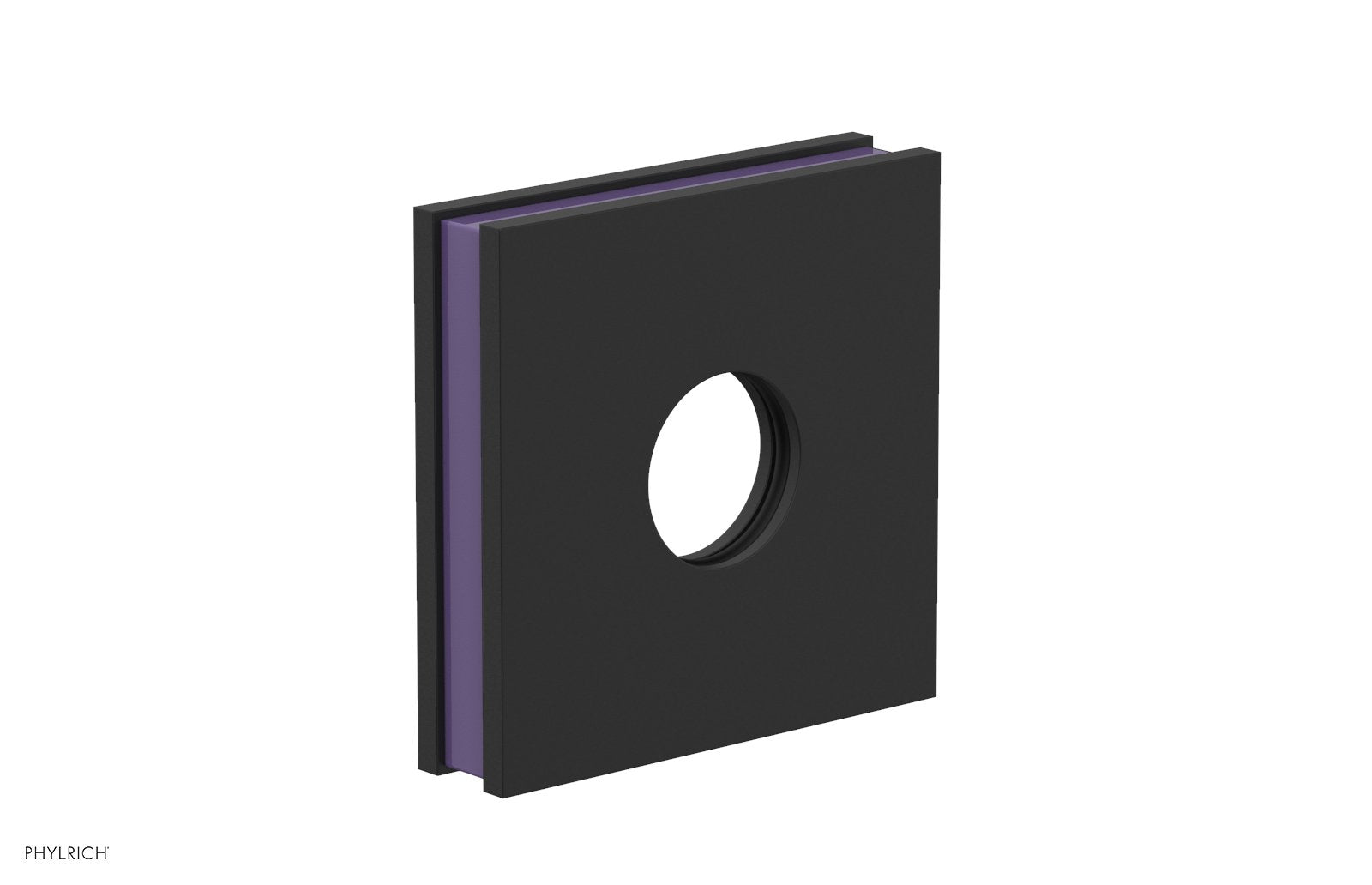 Square Flange with "Purple" Accent 3-722