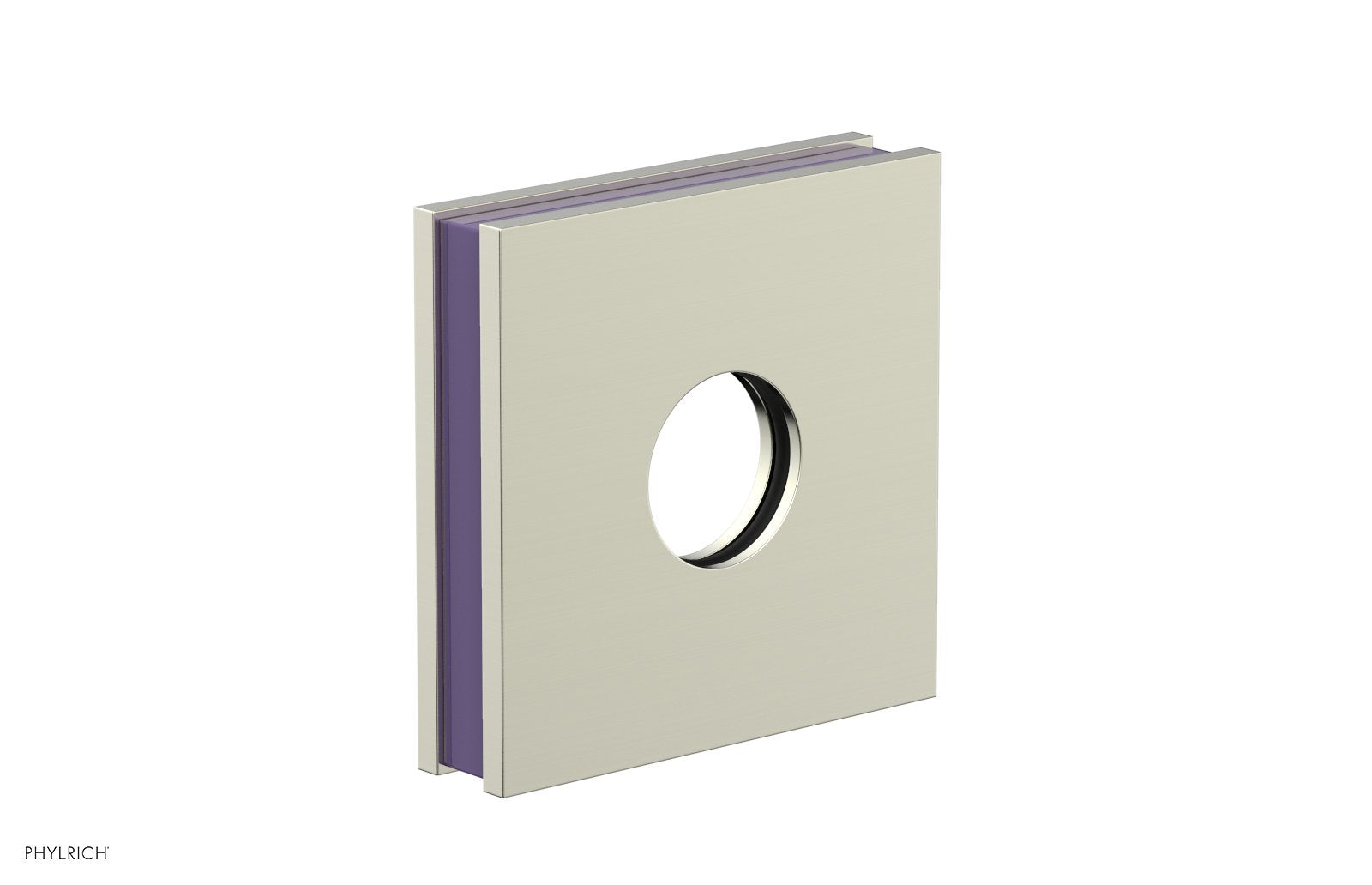 Square Flange with "Purple" Accent 3-722
