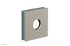 Square Flange with "Turquoise" Accent 3-722