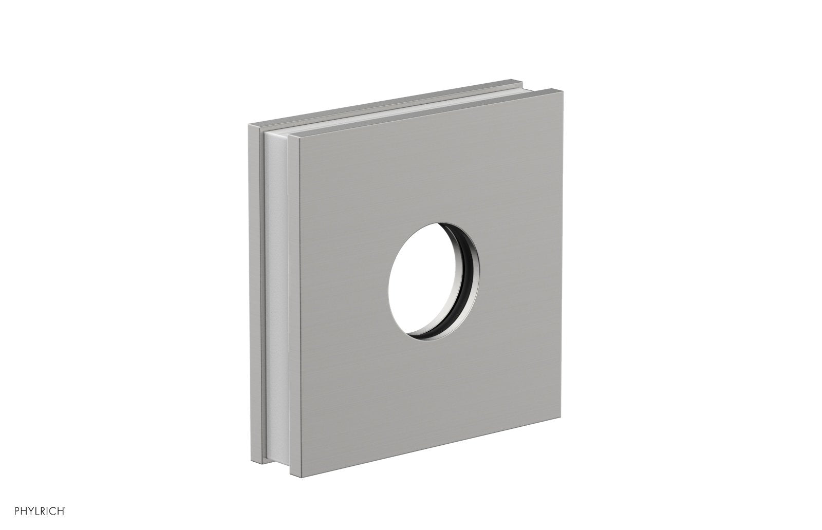 Square Flange with "White" Accent 3-722