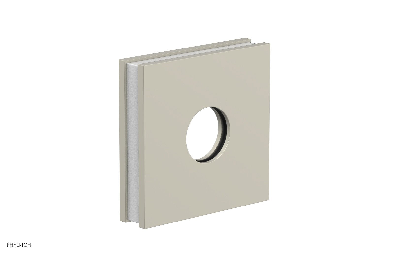 Square Flange with "White" Accent 3-722