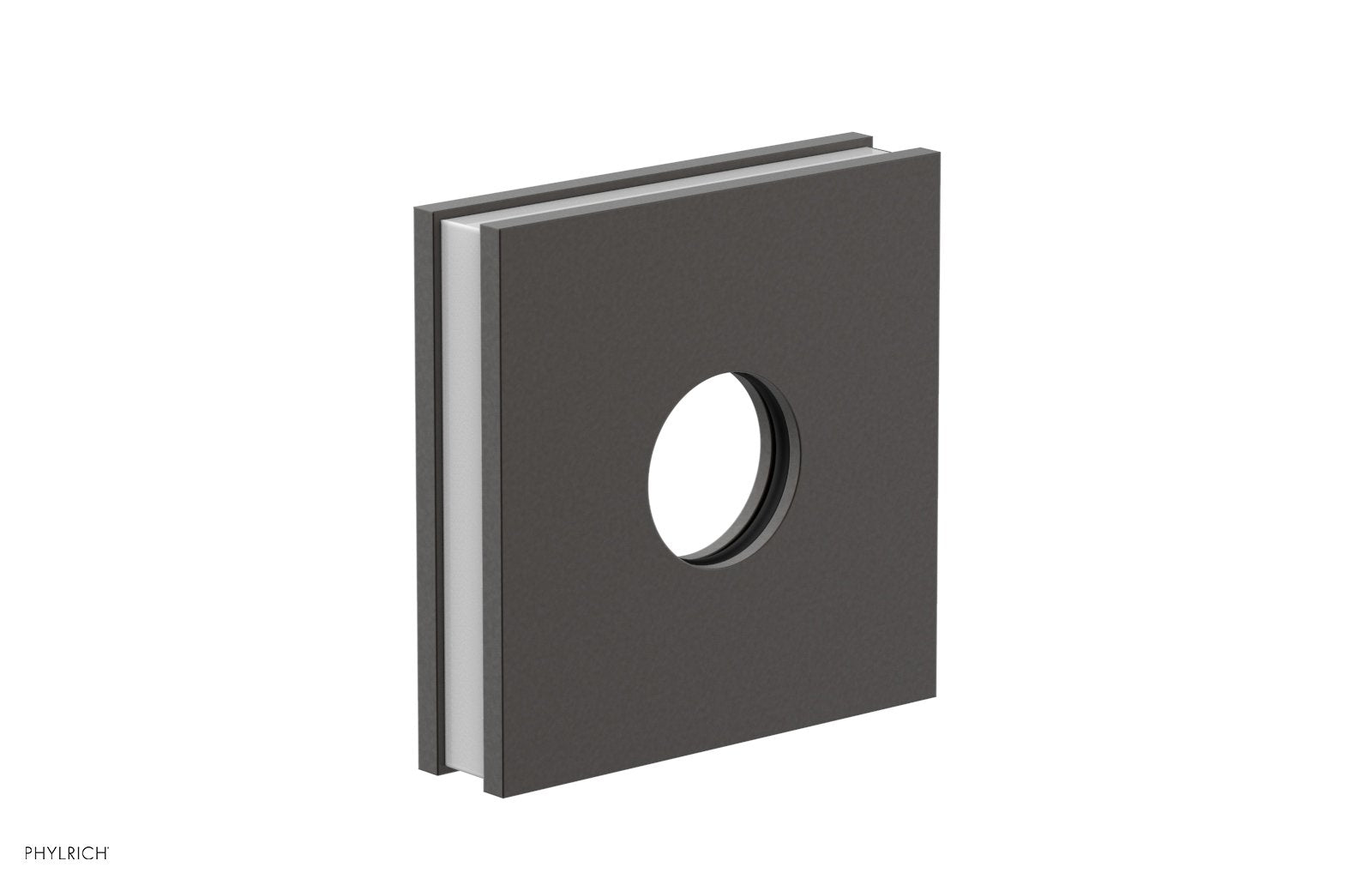 Square Flange with "White" Accent 3-722